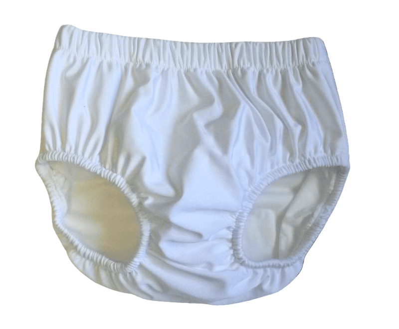 Antibakteriell badebleie/-truse hvit